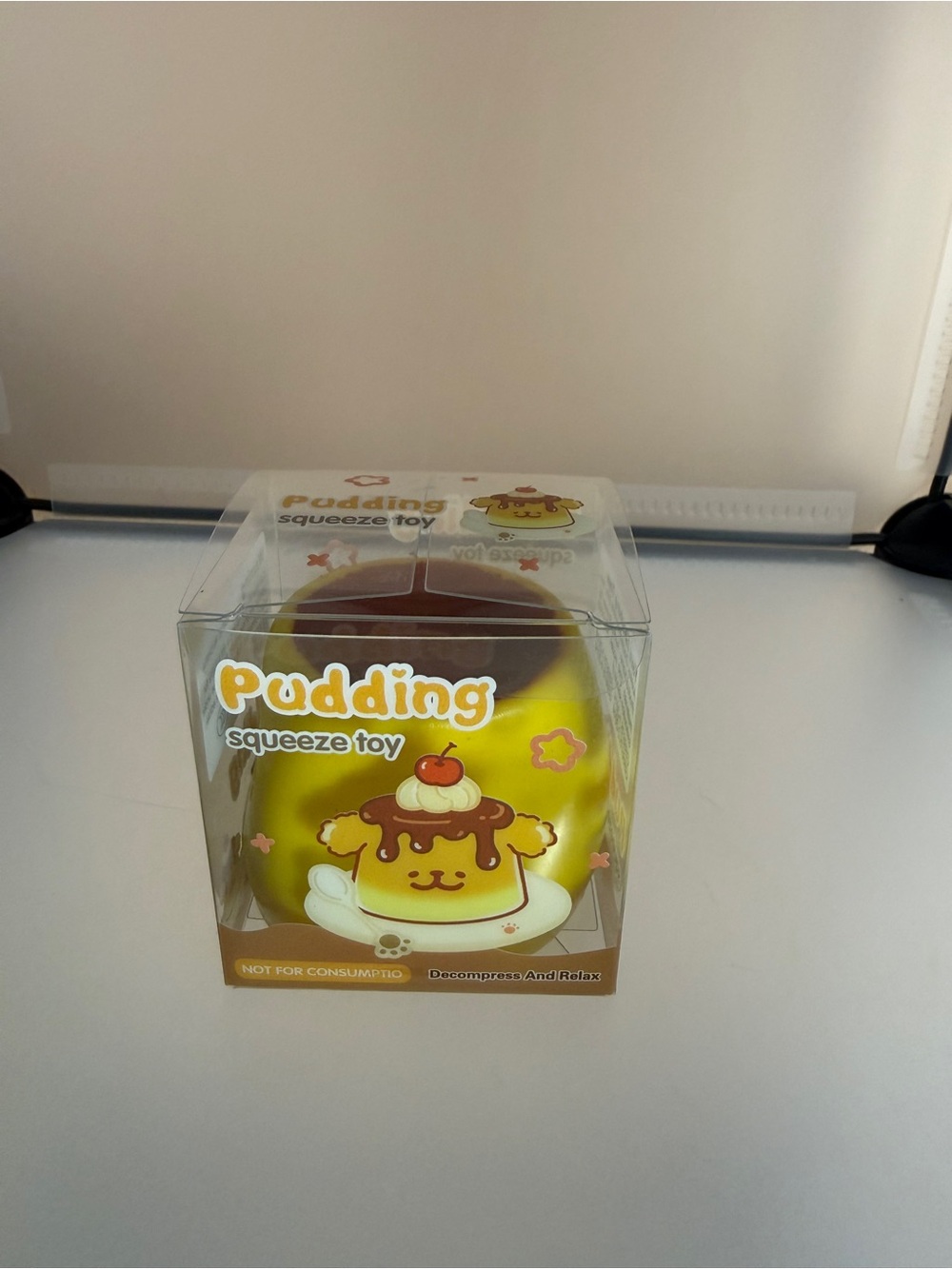 Pudding Crunchy Inside Soft Squishy